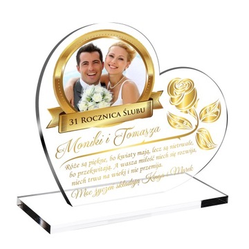PREZENT ROCZNICA ŚLUBU JUBILEUSZ 25 40 45 50 55 G