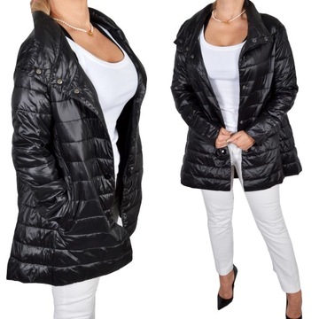 Płaszcz Pikowany kurtka damska PARKA PlusSize HIT