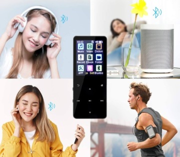 MP4 MP3 BLUETOOTH 5.0 Hi-Fi РАДИОПЛЕЕР + НАУШНИКИ + КАРТА ПАМЯТИ 16 ГБ