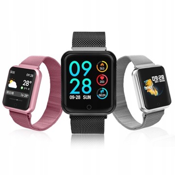 SMARTWATCH zegarek SMARTBAND Pulsometr zz1