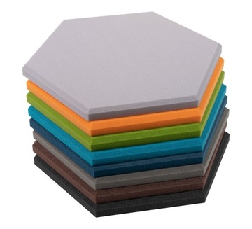 Акустическая панель HEXAGON из пенопласта 3см САМОКЛЕЙКИ