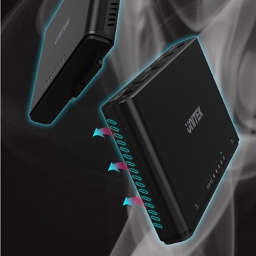 Станция клонирования моста Unitek для жестких дисков SATA 2.5/3.5 SSD и накопителей M.2 + блок питания