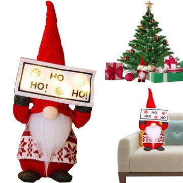 SKRZAT MIKOŁAJ GNOM ŚWIĄTECZNY NA PREZENT BOŻE NARODZENIE STOJĄCY LED