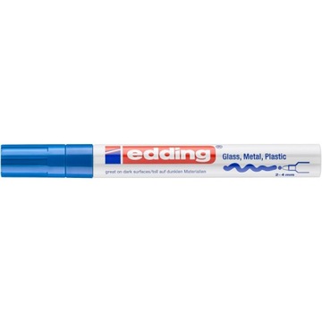 Масляный маркер Edding 750, круглый, 4 мм, синий