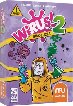 WIRUS! 2 EWOLUCJA MUDUKO DODATEK DO GRY KARTY 8+