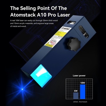 Гравировальный станок ATOMSTACK A10 Pro