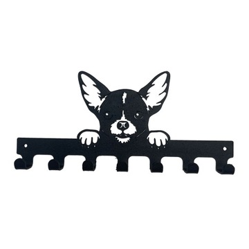 Wieszak metalowy na klucze ubrania CHIHUAHUA
