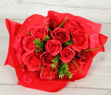 Букет Мыло Цветок Роза Мыло ПОДАРОК ​​НА ДЕНЬ ВАЛЕНТИНА