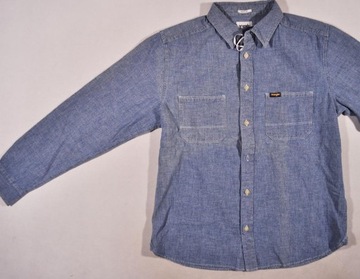 WRANGLER koszula blue LS WORKWEAR SHIRT _ L 40