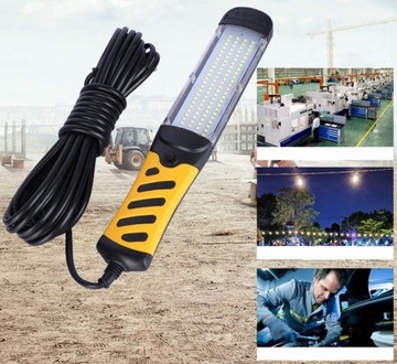 ЛАМПА ДЛЯ МАСТЕРСКОЙ СВЕТОДИОДНЫЙ ФАКЕЛ КРЮК МАГНИТНЫЙ КАБЕЛЬ