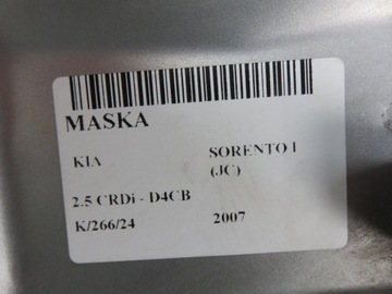 KAPOTA KIA SORENTO I 6C