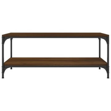 VidaXL Журнальный столик, коричневый дуб, 80x50x40см, матовый