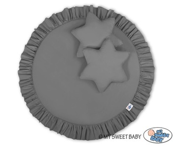 Комплект: Подвесной балдахин, коврик, подушки, антрацит.