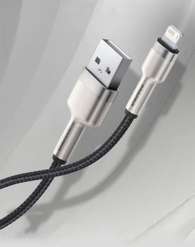 Baseus Cafule USB кабель для iPhone 2.4A 1м Белый