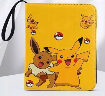 Папка-альбом для карточек Pokemon на 400 карточек + БЕСПЛАТНЫЙ набор карточек