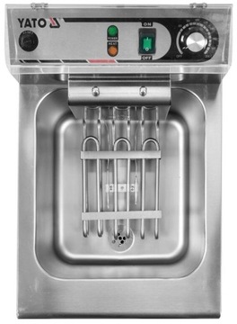 ОДИНАРНАЯ ЭЛЕКТРИЧЕСКАЯ ФРИТЮРНИЦА 12 Л СЛИВНАЯ КРЫШКА YATO 04630