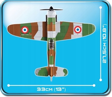 COBI 5720 БЛОКИРУЕТ ФРАНЦУЗСКИЙ САМОЛЕТ DEWOITINE D.520