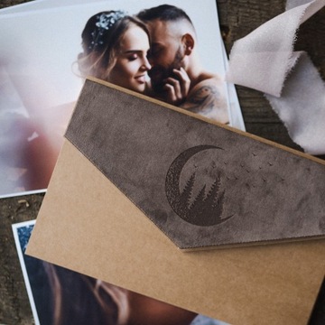 Folder welurowy 15x23, pudełko na zdjęcia