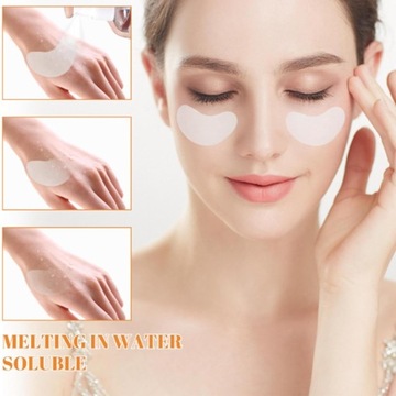 Восстанавливающее средство для лица с коллагеном и нановолокном, коллагеновая пленка Banish Eye And Smile