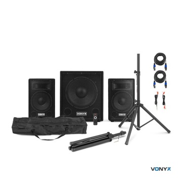 BT USB 2.1 12-дюймовая аудиосистема Vonyx для активных вечеринок
