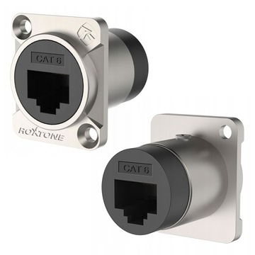 GNIAZDO RJ45 LAN ZŁĄCZE RJ-45 PANELOWE INSTALACYJNE TABLICOWE CAT6 ROXTONE