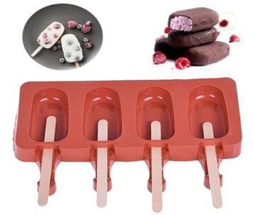 Силиконовая форма для мороженого 4 GN маленькая