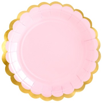TALERZYKI JEDNORAZOWE PAPIEROWE URODZINY 18cm-8925