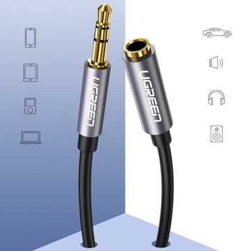 Przedłużacz audio AUX UGREEN kabel jack 3,5 mm, 3m