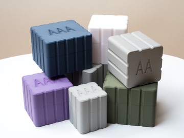 Органайзер для батареек, кейс, контейнер 9 х ААА