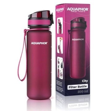butelka filtrująca wodę BIDON AQUAPHOR CITY BORDO