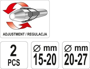 ZESTAW CENTROWANIE TARCZY SPRZĘGŁA 15-20mm 20-27mm