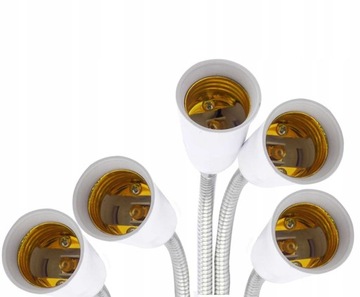 ДЕРЖАТЕЛЬ ЛАМПЫ ДЕРЖАТЕЛЬ ЛАМПОЧКИ 5xE27 + ЗАЖИМ