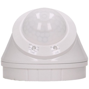 Сумеречный датчик движения, настенный, потолочный, светодиодный, регулируемый на 360°, IP65