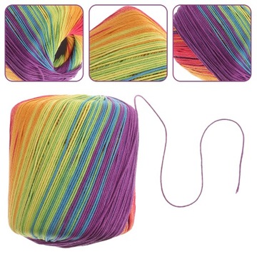 ГРАДИЕНТНАЯ ХЛОПКОВАЯ ПРЯЖА, ИДЕАЛЬНЫЙ МАТЕРИАЛ ДЛЯ ИЗДЕЛИЯ ШАРФОВ, ШАПОК.