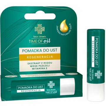POMADKA DO UST REGENERACJA miód wit.E wosk pszczel