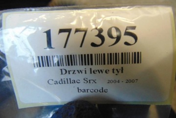CADILLAC SRX DVEŘE LEVÝ ZADNÍ