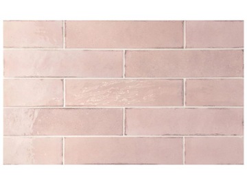CEGIEŁKI PŁYTKI ŚCIENNE GLAZURA ŁAZIENKA KUCHNIA 6x24,6 TRIBECA TEA ROSE