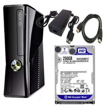 XBOX 360 Slim RGH3 250GB NOWY FB17559