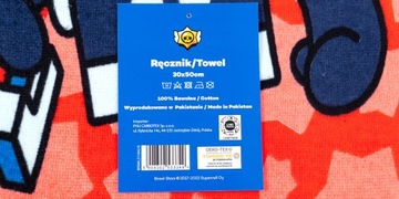 Ręcznik do przedszkola 30x50 cm brawl stars