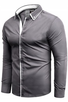 3XL - KOSZULA MĘSKA 19-620 ELEGANCKA