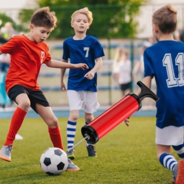 НАСОС V4 ДЛЯ МЯЧЕЙ, ВОЗДУШНЫХ ШАРОВ, ВЕЛОСИПЕДНОГО МАТРАСА, РУЧНАЯ НАДУВКА + ИГЛА ДЛЯ СМЕШИВАНИЯ