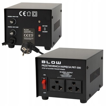 PRZETWORNICA TRANSFORMATOR NAPIĘCIA ZASILACZ 110V 230V USA JAPONIA 300W