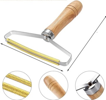 SZCZOTKA DO ZMECHACONYCH UBRAŃ DO USUWANIA SIERŚCI - MOCNA