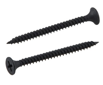 WKRĘTY CZARNE KARTON GIPS 4,2x70 METAL DO PŁYT GK METALU FOSFATOWANE 1kg