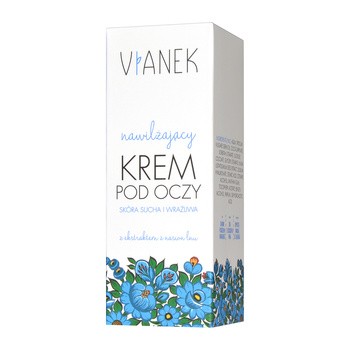 Nawilżający Krem pod oczy Vianek 15 ml