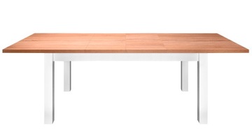 Квадратный раздвижной стол, деревянные ножки 160/90/240.