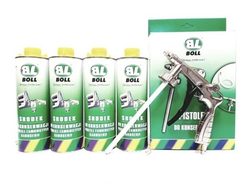 СРЕДСТВО ДЛЯ ОБСЛУЖИВАНИЯ ПРОФИЛЯ КОРОБКИ 4X1L + ПИСТОЛЕТ