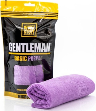 WORK STUFF GENTLEMAN BASIC FIOLETOWA mikrofibra