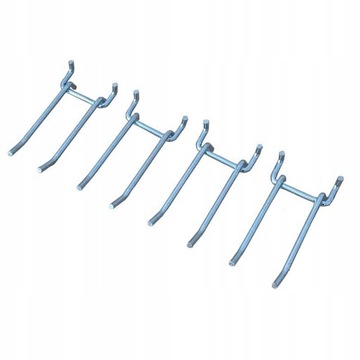 МЕТАЛЛИЧЕСКИЕ КРЮЧКИ ДЕРЖАТЕЛИ ДЛЯ ДОСОК МАЛЕНЬКИЕ 51 шт.