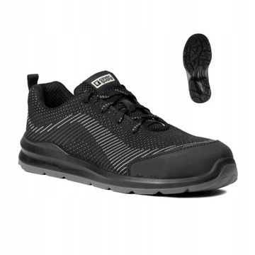 Buty robocze BHP MILERITE S1P Black Sportowe 45